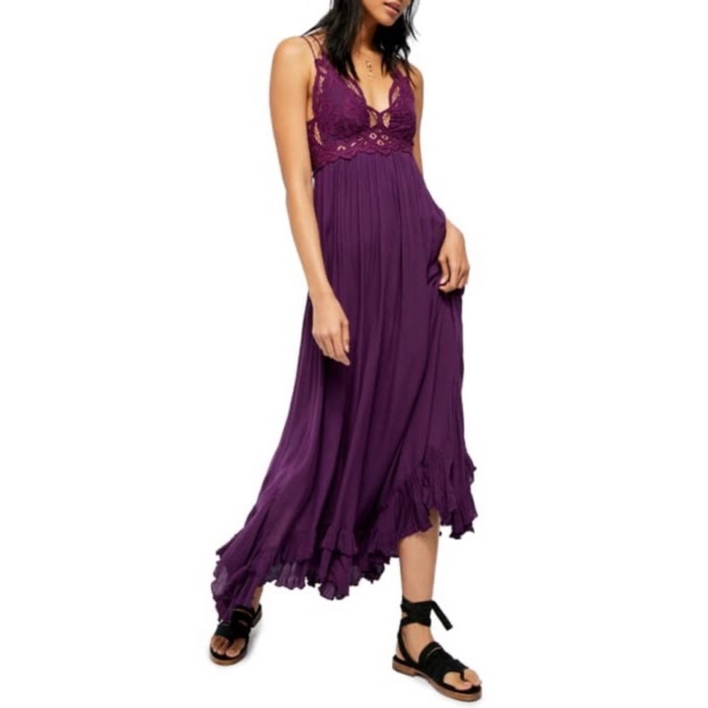 Free People Adella Maxi Slip Lace Dress - Picture 7 of 10